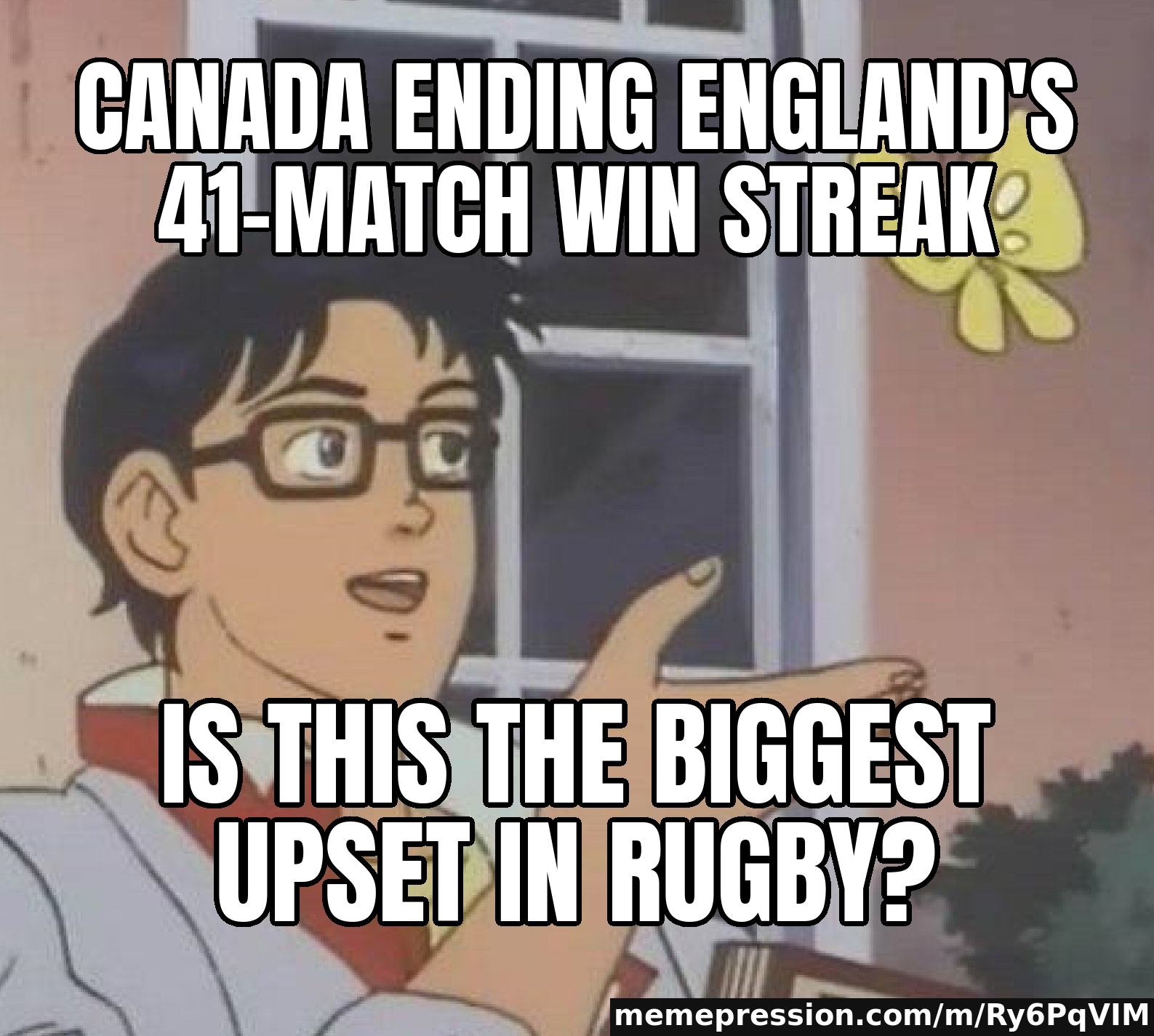 Canada ending England's 41-match win streak / Is this the biggest upset in rugby?