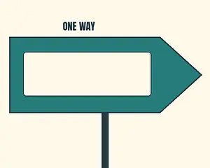 One Way Choice meme template