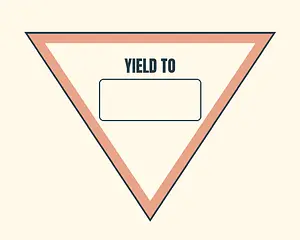 Yield to the Small Thing meme template
