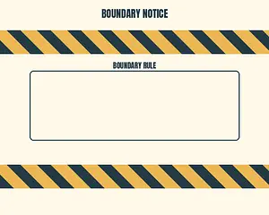 Caution Tape Boundary meme template