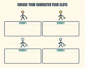 Choose Your Character Four Slots meme template