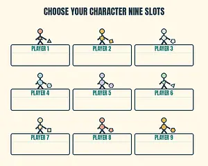 Choose Your Character Nine Slots meme template