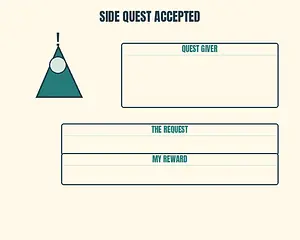 Side Quest Accepted meme template